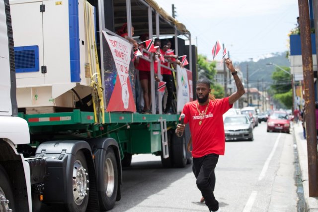 Road to Rio2016 Tour around Port of Spain.