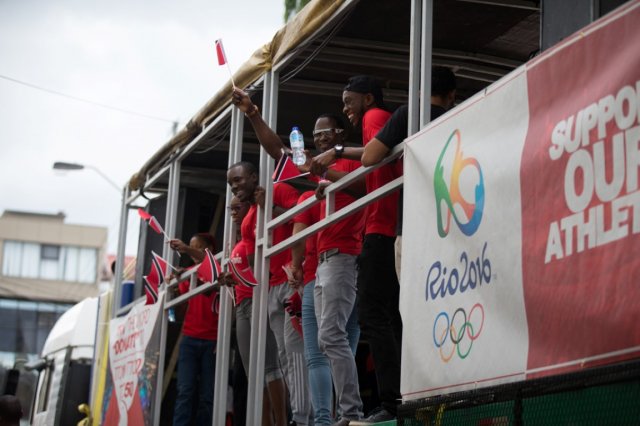 Road to Rio2016 Tour around Port of Spain.