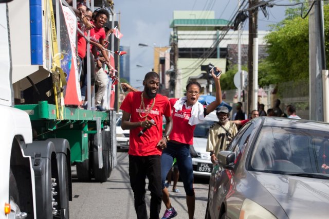 Road to Rio2016 Tour around Port of Spain.