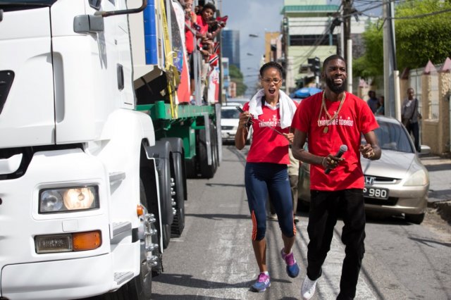 Road to Rio2016 Tour around Port of Spain.