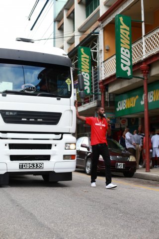 Road to Rio2016 Tour around Port of Spain.