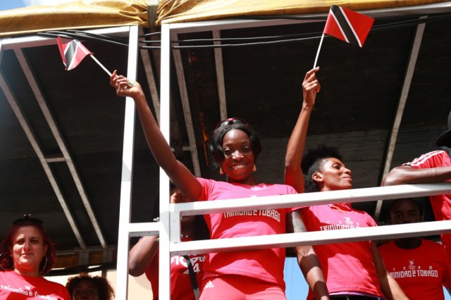 Road to Rio2016 Tour around Port of Spain.